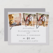 Papier Couleur gris jaune violet Tendances Mariage budgét (Devant / Derrière)