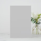 Papier Couleur solide en argent pur (Debout devant)