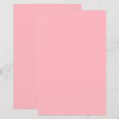Papier Couleur solide rose clair (Devant / Derrière)