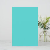 Papier Couleur solide turquoise moyenne (Debout devant)