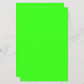 Papier Couleur solide verte néon (Devant / Derrière)