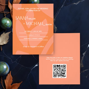 Papier Couleurs modernes Collage Faire-part de mariage bu