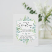 Papier Couleurs Véritables VERDURE Moderne Budget Mariage (Debout devant)