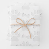 Papier Coupe Pâtes De Chien Et Os (En situation)