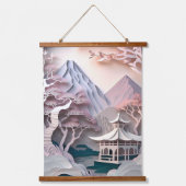 Papier Coupe Pavillon Paysage Tapisserie murale (Recto)