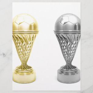 Papier Coupes trophées de football