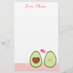 Papier Couple de avocats mignons amoureux, Mon autre moit