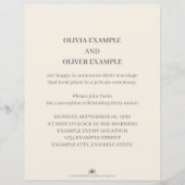 Papier Couple mariage en monochrome (Dos)