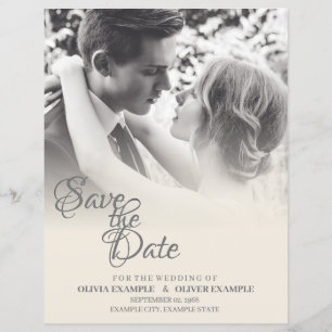 Papier Couple mariage en monochrome