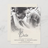 Papier Couple mariage en monochrome (Devant / Derrière)