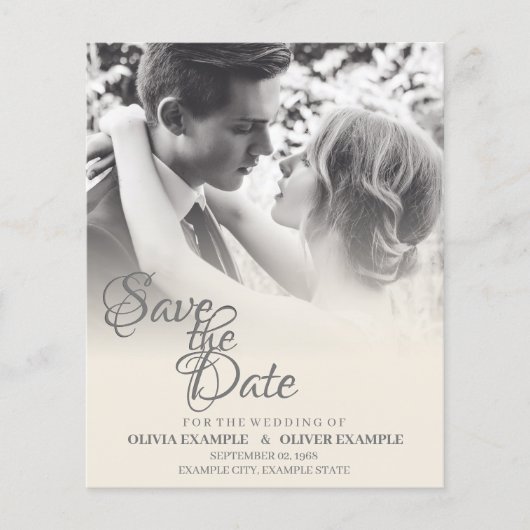 Papier Couple mariage en monochrome (Devant)