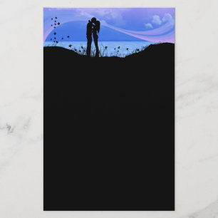 Papier Couple romantique