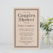 Papier Couples photo rustiques Budget Douche (Debout devant)