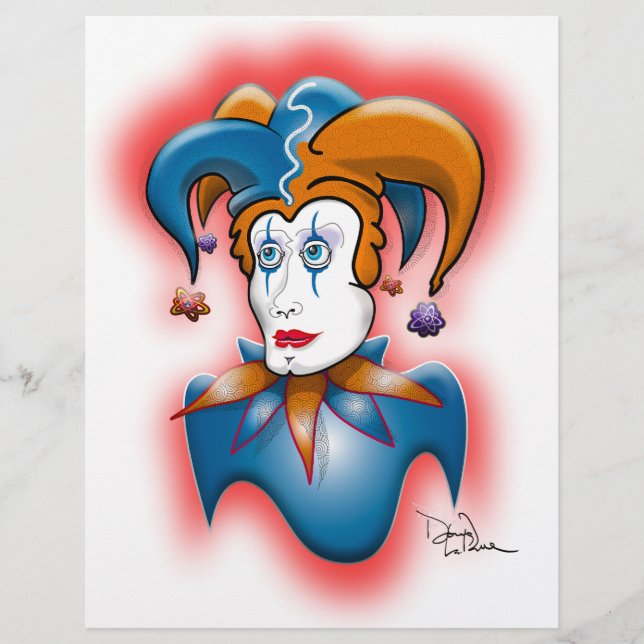 Papier Cour cosmique Jester (Devant)