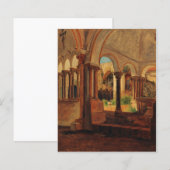 Papier Cour du monastère déserté (Devant / Derrière)