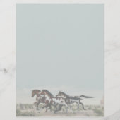 Papier Courez comme le vent - Galloping Paint Horses (Devant)