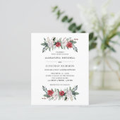 Papier Couronne de Noël | BUDGET Floral Vacances Mariage (Debout devant)