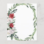 Papier Couronne de Noël | BUDGET Floral Vacances Mariage (Dos)