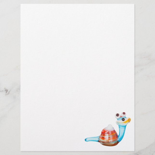 PAPIER COURRIEL EN VERRE SOURIANT (Devant)