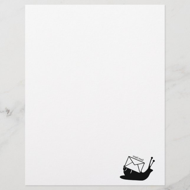 Papier Courrier snail (Devant)