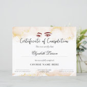 Papier Cours de maîtrise des compétences Achèvement Pink  (Debout devant)