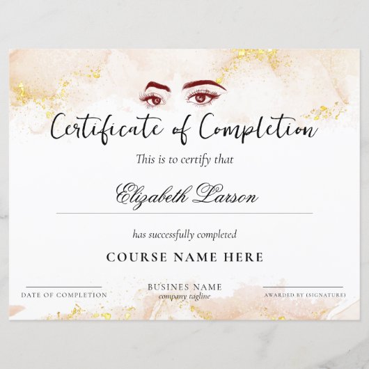 Papier Cours de maîtrise des compétences Achèvement Pink  (Devant)