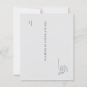 Papier Courthouse Minimalist Wedding Witness  (Devant)
