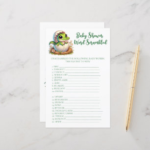 Papier Coute Kawaii Alligator Hatching Word Scramble Jeu