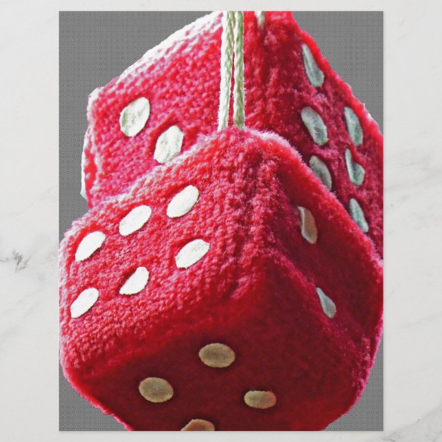 Papier Couteau rouge flou (Devant)
