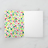 Papier coutume Carte photo de Noël Abstraite moder (Intérieur)