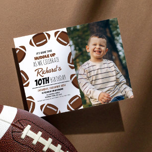 Papier Coutume moderne Football Budget Photo Anniversaire