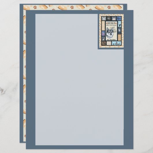 Papier Couverture de souvenir drôle pour propriétaire de  (Devant / Derrière)