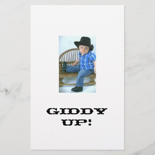 Papier Cowboy (Devant)