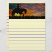 Papier Cowboy (Devant / Derrière)