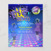 Papier Cowgirl Disco Bachelorette Lets Go Dernier Ride Ro (Devant)