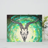 Papier crâne de goth cosmique (Debout devant)