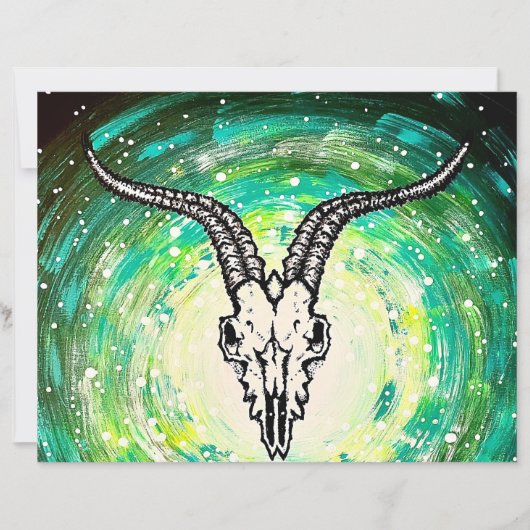 Papier crâne de goth cosmique (Devant)