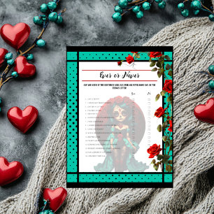 Papier Crânes de Sucre Roses Sarcelles et Rouges Jeu À To