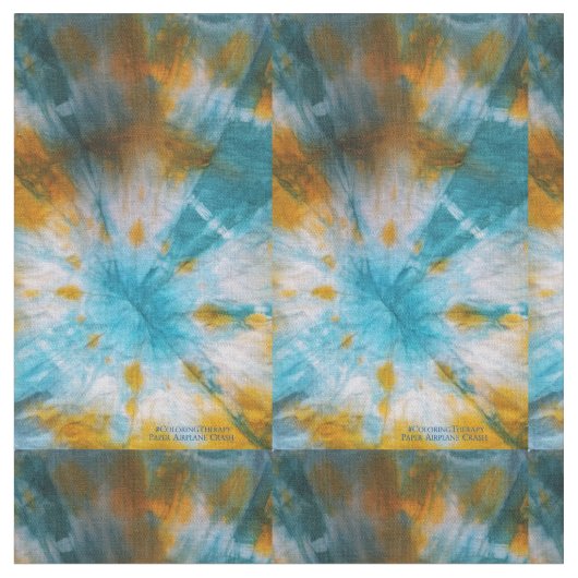 Papier cravate-Dye tissu de collision d'avion (Fermer)