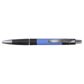 Papier crayon bleu élémentaire avec monogramme (Dos)