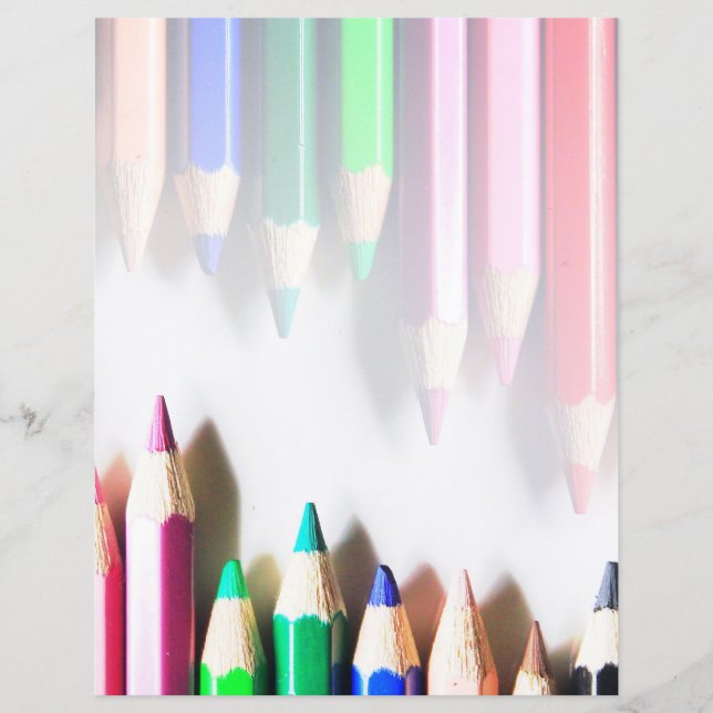 Papier Crayons colorés (Devant)