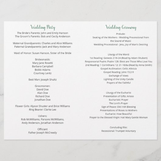 Papier Cream White Roses Gold Parties scintillant Program (Dos)