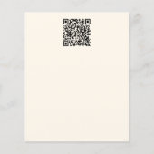 Papier Créer instantanément un code QR | Modifiable blanc (Devant)