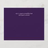 Papier Créer un RSVP de script moderne - Modifier les cou (Dos)