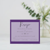 Papier Créer un script moderne RSVP - Modifier les couleu (Debout devant)