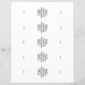 Papier Créez vos propres 5 Signets floraux uniques (Dos)