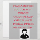 PAPIER CRÉEZ VOS PROPRES ENSEIGNES DE FENÊTRE POUR ENTREP (Devant / Derrière)