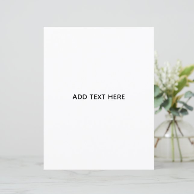 Papier Créez Votre Propre Fleur  (Debout devant)