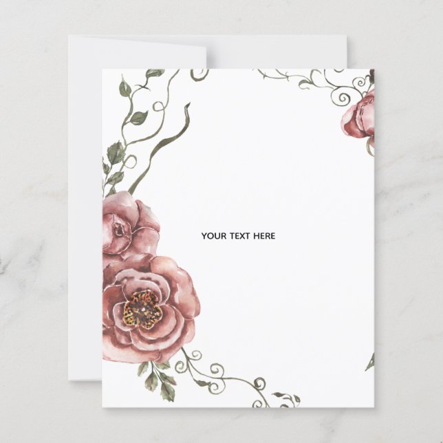 Papier Créez votre propre floral  (Devant)