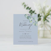 Papier Créez votre propre Mariage de verdure Eucalyptus p (Debout devant)